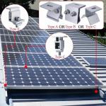 Great Quality Solar Mounting Accessories Module Bracket Components For Frameless PV module for sale