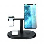 Magnetic 3 in 1 Wireless Charger Station For smart Phone iwatch Earbuds for sale