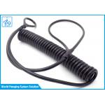 Black Extension Spring Safety Cable Steel Coil Tool Lanyard Hanging Rope for sale