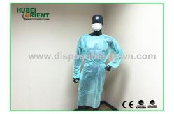 China Single Use Medical SMS Isolation Gown With Long Sleeves supplier