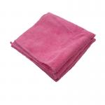 220gsm Warp Knitted Red Microfiber Fabric 40x40 Piped 80% Polyester for sale