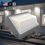 Commercial Outdoor Slim LED Wall Pack Light With Photocell 40W 45W 60W 80W 100W 120W IP65 for sale