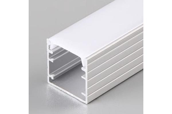 Super Slim 7mm Recessed Aluminum LED Profile With Flange / PC Opal Diffuser Option