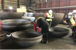China Duplex ASTM A516 GR.70 Pressure Vessel Dished Ends supplier