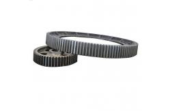 China UNI EN ISO standard 120MT Big Mill Girth Gear For Rotary Kilns supplier
