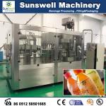 Automatic Fresh Fruit Juice Hot Filling Machine For Washing Filling And Capping for sale