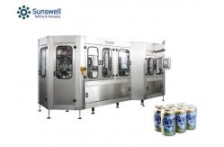 China Automatic Beer Can Filling Machine High Precision Alcohol Filling Capping Machine supplier