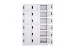 China Supermarket Locker 18 Door Safety Steel Lockable Filing supplier