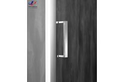 China 6mm Tempered Safety Glass In Chromed Aluminium Frame Glass Shower Enclosures supplier