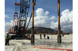 China Pile Driver Machine Sand Compaction Stone Column Deep Soil Improvement Top Feed Vibroflot supplier