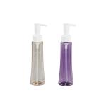PET cleanser oil pump bottle 100ml  PCR material packaging for sale