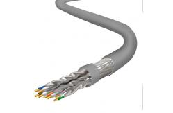 China Gray SFTP CAT8 Cable 22AWG LSZH 2000MHz Oxygen Free Copper Ethernet Cable 500FT supplier