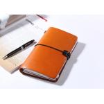N52-L Brown Vegetable Leather Travel Journal Personalised Leather Diary for sale