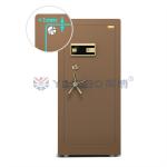 Double Alarm Solid Steel Jewelry Watch Winder Safes With 7 Open Ways