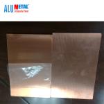 3200mm Aluminium Metal Composite Panel Indoor Copper Brass Wall for sale