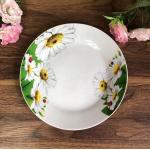 Round Sublimation 10 Ceramic Dinner Plates for sale