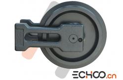 China Single Flange Hitachi ZX33U-3 Front Idler / Idler Pulley Strong Pressure Resistant supplier