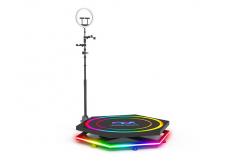 China Panoramic 360 Camera Booth Rotary 360 Degree Camera Booth Shooting Plataforma supplier