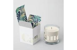 China Candle Jar And Fancy Packaging Box Custom Logo Recycled Fold Paper Materials supplier