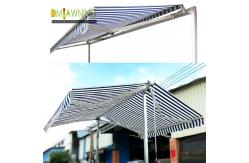 China Open Air  Double Sided Awning Independent Garden Restaurant Retractable Awning supplier