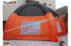 China Custom 9M Inflatable Party Tent , PVC Tarpaulin / PVC Coated Nylon Dome Inflatable Tent supplier