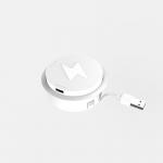 Pop Up 10W Qi Wireless Charger Built Into Desk Furniture With USB for sale