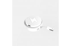 China Pop Up 10W Qi Wireless Charger Built Into Desk Furniture With USB supplier