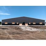 Customized Steel Structure Warehouse with Ball Blasting and Tekla Structures Xsteel V12.0.etc Design for sale
