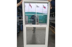 China Vertical Lifting Vinyl UPVC Window Single Hung Energy Efficient Balance supplier