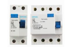 China Din Rail RCD RCCB 63A 30mA Residual Current Circuit Breaker supplier