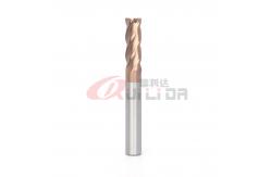 China 4 Flutes Single Flute Carbide End Mill 6mm 1/4 1/8 HRC55 supplier