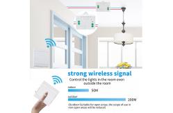 China Wireless Self Powered Remote Control Switch Panel Waterproof Wall Light Switch 10A supplier