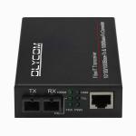 Mini Gigabit Media Converter LFPT Unmanaged 20KM Dual Fiber DC5V Rack Mountable for sale