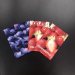 Foil Lined Glossy Material Herbal Incense Packaging 3 Side Sealed Flat Bag Custom Printed for sale
