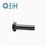 ANSI 304 Stainless Steel Hex Bolt M3 - M20 Size Customized specifications