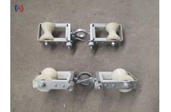 China Exchanging Overhead Grounding Wire Opgw Stringing Double Sheave Block supplier