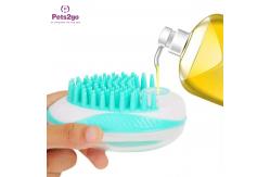China Silica Gel 100g Bath Brush Pet Bathing Tool supplier