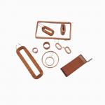 Shaped Hollow Copper Inductor Coil Insulated Copper Winding Wire for sale