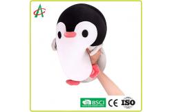 China Long Pile Fur Stuffed Penguin Toy BSCI Certified supplier