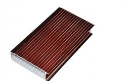 China Electrophoresis 6063-T5 Aluminium Extrusion Profile By Bending / Cutting supplier