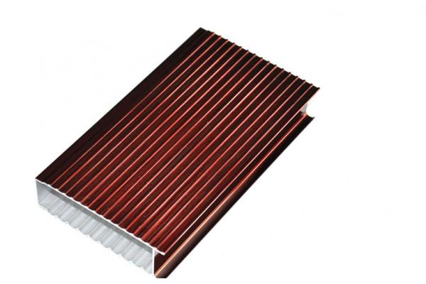 Electrophoresis 6063-T5 Aluminium Extrusion Profile By Bending / Cutting