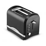 Plastic Stainless Steel Black 2 Slice Small Toaster OEM ODM for sale
