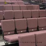 Retractable Stadium Bleacher Chairs With Handrail for sale