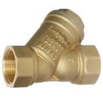 Straight INO10101 3 4 Brass Y Strainers  Pipeline 2 X Female Thread Brass Strainer Valve for sale