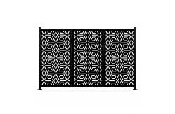 China Custom Laser Cut Privacy Fence commercial Decorative Garden Fence Aluminium supplier