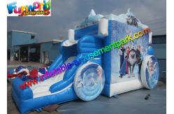 China Frozen Carriage Inflatable Bouncer Slide Air Bouncy Castle With Plato Material supplier