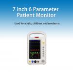 ISO13485 Portable Patient Monitor 7 Inch Colorful Disaplay Built In Rechargeable Battery for sale