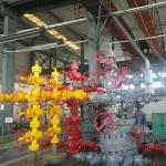 Carbon Steel Oil Drilling API Wellhead And Christmas Tree Equipment With Tubing Head , Casing Head , Cross And Gate Valves for sale