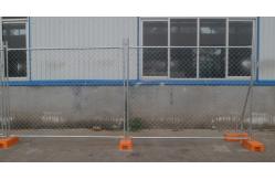China 2.4m Length Australia Temporary Fence With 75x75mm Chain Link Mesh supplier