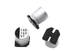 China Conductive Polymer Aluminum Electrolytic Capacitor SMD 100UF 16V supplier